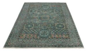 Tappeto Kairo Stilizzato Verde Petrolio Blu 148x199 Cm