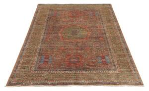Tappeto Kairo Geometrico Ruggine Verde Oliva 126x182 Cm
