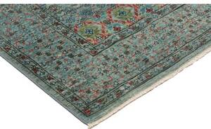 Tappeto Kairo Stilizzato Verde Petrolio Blu 148x199 Cm