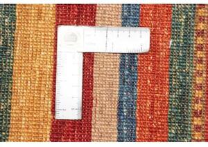 Tappeto Samarkand Geometrico Rosso Mattone Ocra 252x294 Cm