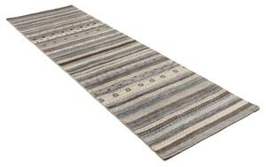 Tappeto Cromopura Geometrico Blu Avorio Corsia 80x286 Cm