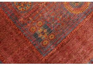 Tappeto Kairo Stilizzato Rosso Mattone Blu 170x242 Cm