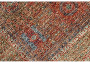 Tappeto Kairo Geometrico Ruggine Verde Oliva 126x182 Cm