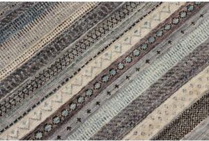 Tappeto Cromopura Geometrico Blu Avorio Corsia 80x286 Cm