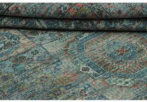 Tappeto Kairo Stilizzato Verde Petrolio Blu 148x199 Cm