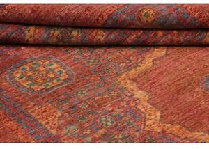 Tappeto Kairo Stilizzato Rosso Mattone Blu 170x242 Cm