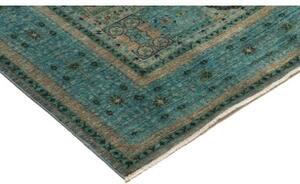 Tappeto Kairo Stilizzato Verde Petrolio Beige 150x202 Cm
