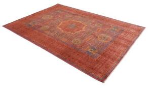 Tappeto Kairo Stilizzato Rosso Mattone Blu 170x242 Cm