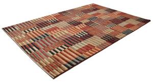 Tappeto Mosaic Geometrico Rosso Ruggine Beige 202x298 Cm