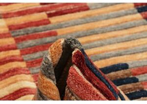 Tappeto Mosaic Geometrico Rosso Ruggine Beige 202x298 Cm