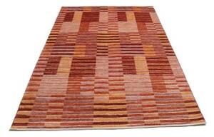 Tappeto Mosaic Geometrico Ruggine Arancio 165x253 Cm