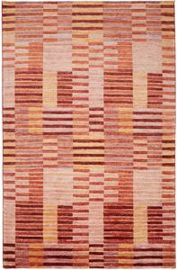 Tappeto Mosaic Geometrico Ruggine Arancio 165x253 Cm