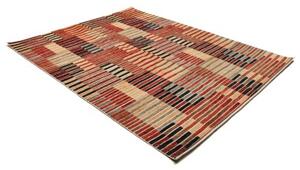 Tappeto Mosaic Geometrico Beige Rosso Mattone 199x255 Cm