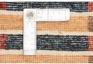 Tappeto Mosaic Geometrico Rosso Beige Corsia 79x298 Cm