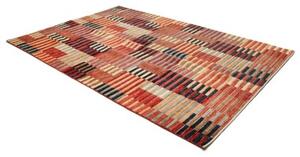 Tappeto Mosaic Geometrico Rosso Ruggine Beige 202x298 Cm