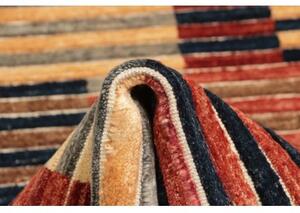 Tappeto Mosaic Geometrico Rosso Beige Corsia 79x298 Cm