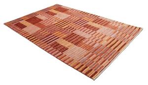 Tappeto Mosaic Geometrico Ruggine Arancio 165x253 Cm