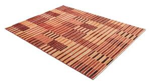 Tappeto Mosaic Geometrico Rosso Mattone Beige 151x202 Cm