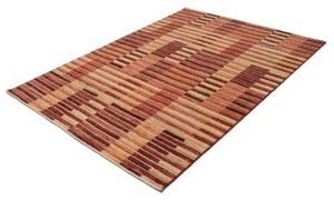 Tappeto Mosaic Geometrico Rosso Mattone Beige 151x202 Cm