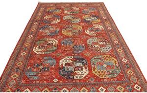 Tappeto Zigler Fine Stilizzato Rosso Blu 195x310 Cm