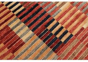 Tappeto Mosaic Geometrico Rosso Ruggine Beige 202x298 Cm