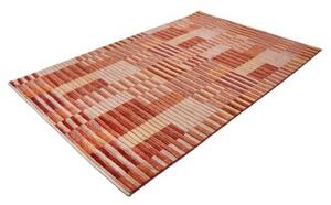 Tappeto Mosaic Geometrico Ruggine Arancio 165x253 Cm