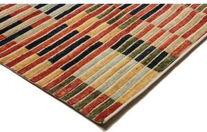 Tappeto Mosaic Geometrico Rosso Blu 204x302 Cm