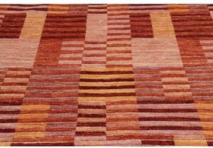 Tappeto Mosaic Geometrico Ruggine Arancio 165x253 Cm