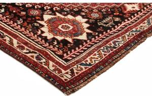 Tappeto Shiraz Geometrico Rosso Nero 174x268 Cm