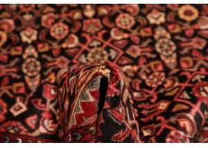 Tappeto Hosseinabad Stilizzato Rosso Scuro Avorio Corsia 108x405 Cm