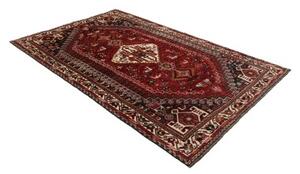 Tappeto Shiraz Stilizzato Rosso Blu Scuro 160x253 Cm