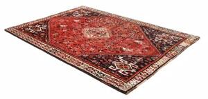 Tappeto Shiraz Fine Stilizzato Rosso Blu Scuro 172x250 Cm