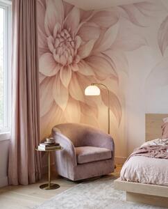 Carta da parati Grandi fiori ai bordi, Composizioni floreali, Effetto 3D, t01024v1 - Tapeko.it
