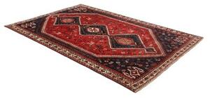 Tappeto Shiraz Stilizzato Rosso Blu Scuro 164x252 Cm