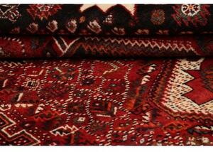 Tappeto Shiraz Geometrico Rosso Nero 174x268 Cm