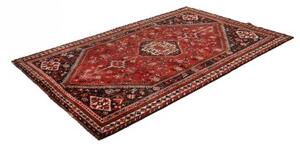 Tappeto Shiraz Geometrico Rosso Nero 168x260 Cm