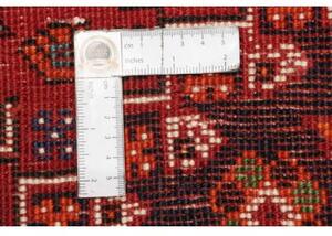 Tappeto Shiraz Geometrico Rosso Blu Scuro 165x252 Cm