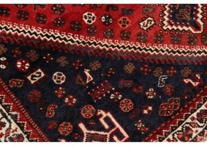 Tappeto Shiraz Stilizzato Rosso Blu Scuro 164x252 Cm