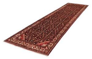 Tappeto Hosseinabad Stilizzato Rosso Scuro Avorio Corsia 108x405 Cm