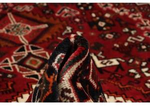 Tappeto Shiraz Stilizzato Rosso Blu Scuro 160x253 Cm