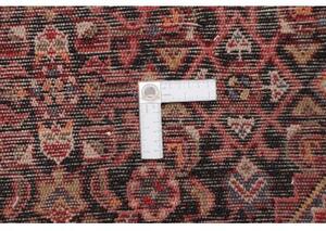 Tappeto Hosseinabad Stilizzato Rosso Scuro Avorio Corsia 108x405 Cm