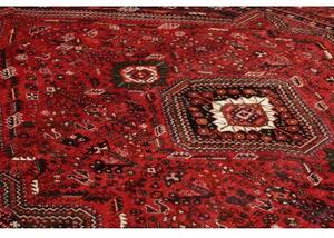 Tappeto Shiraz Stilizzato Rosso Scuro Blu Notte 175x260 Cm