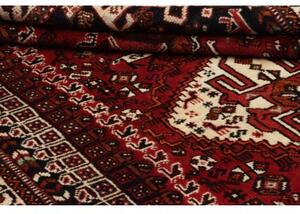 Tappeto Shiraz Stilizzato Rosso Blu Scuro 160x253 Cm