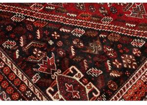 Tappeto Shiraz Fine Stilizzato Rosso Marrone Scuro 175x275 Cm