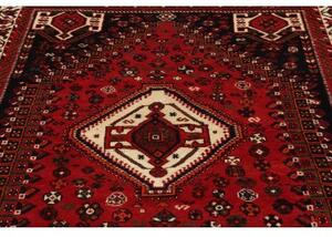 Tappeto Shiraz Stilizzato Rosso Blu Scuro 160x250 Cm