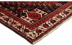 Tappeto Shiraz Stilizzato Rosso Blu Scuro 160x250 Cm