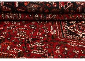 Tappeto Shiraz Fine Stilizzato Rosso Marrone Scuro 175x275 Cm