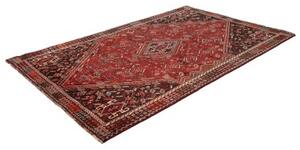 Tappeto Shiraz Fine Stilizzato Rosso Marrone Scuro 175x275 Cm