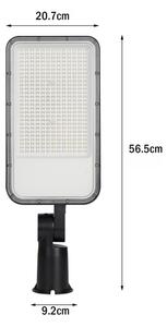 Brilagi-LED Lampione stradale da esterno con snodo. URBANLIGHT LED/200W/230V nero IP65