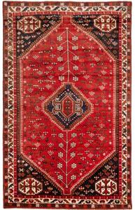 Tappeto Shiraz Stilizzato Rosso Blu Scuro 152x245 Cm